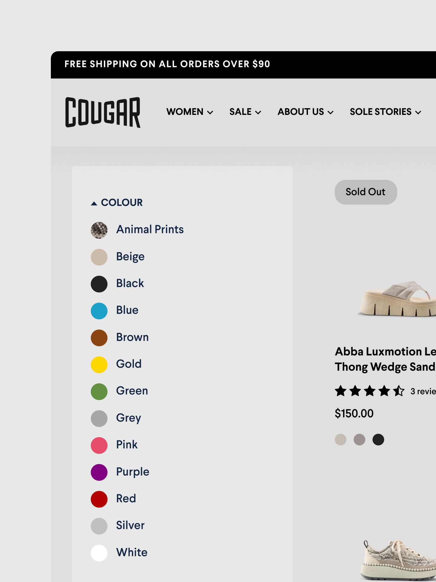 Cougar Color Filters