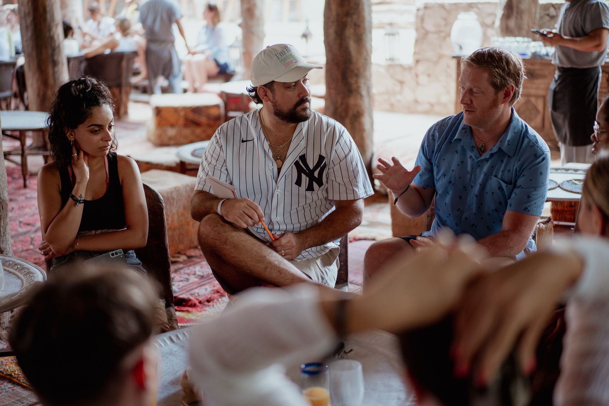 Domaine team members in a workshop
