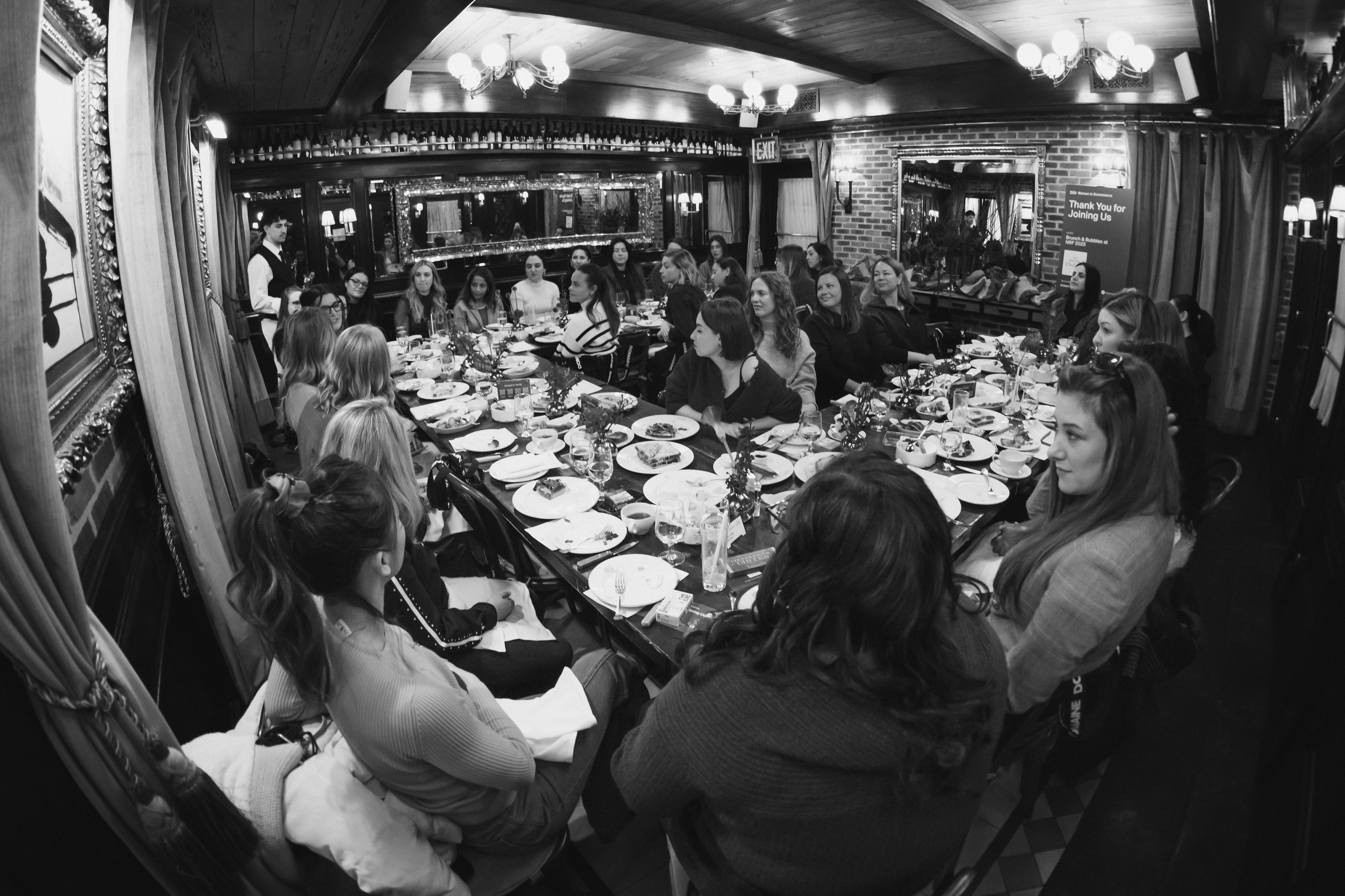 Guests at the Women in Ecommerce brunch