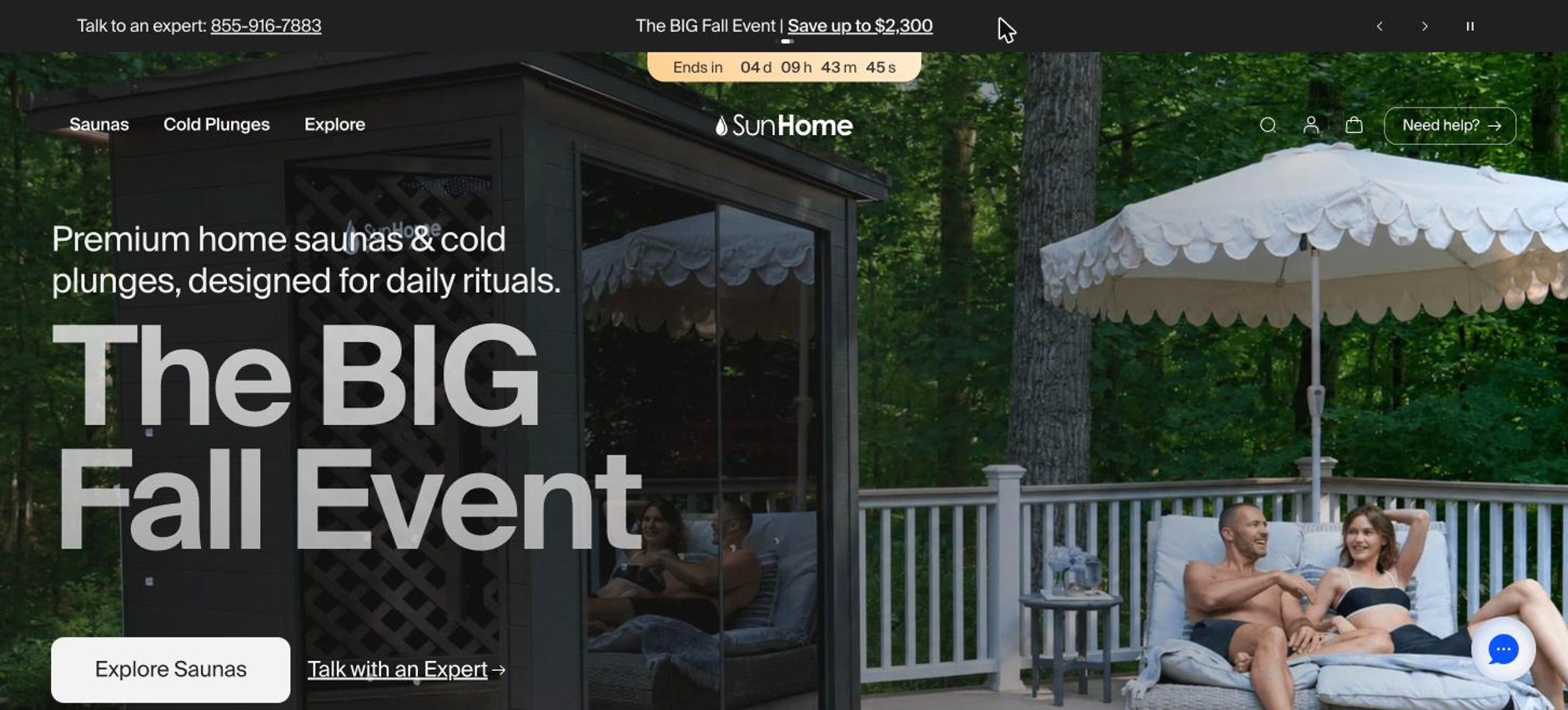 sun home homepage