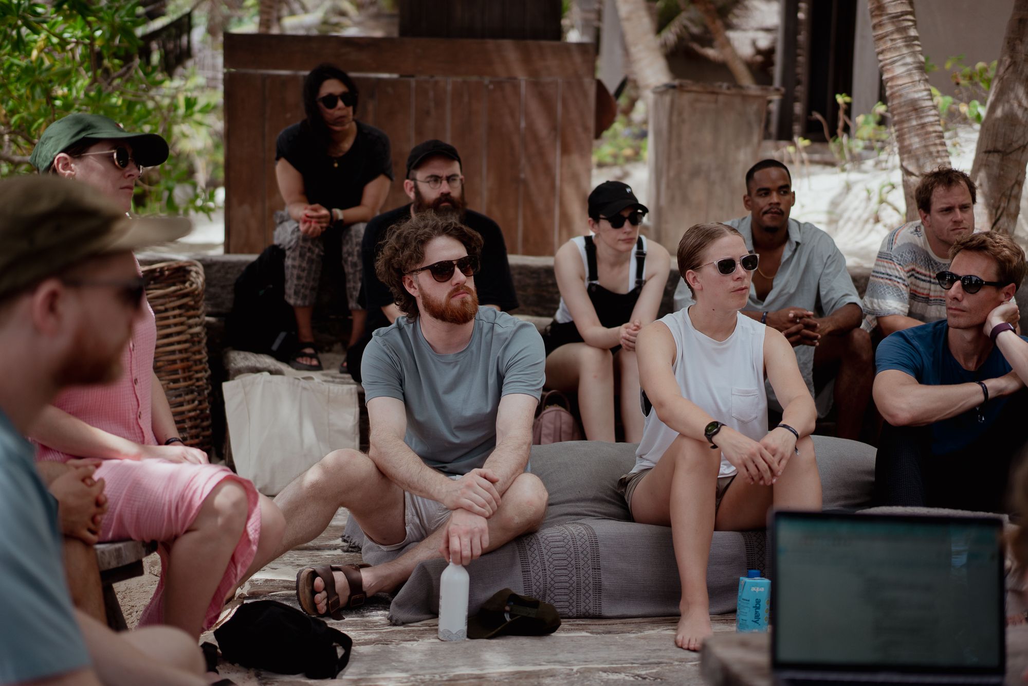 Domaine team members in a workshop