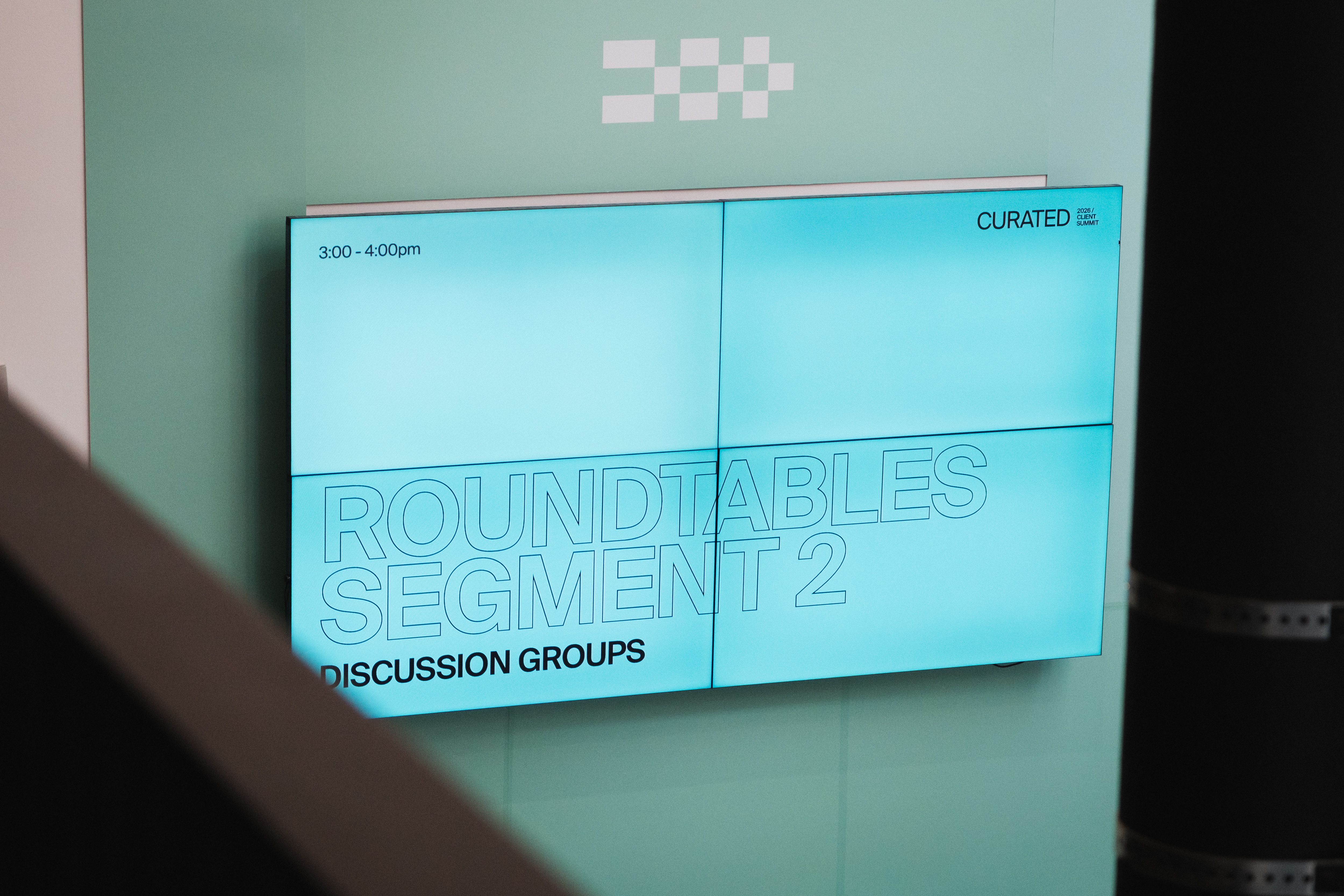 roundtable session signage