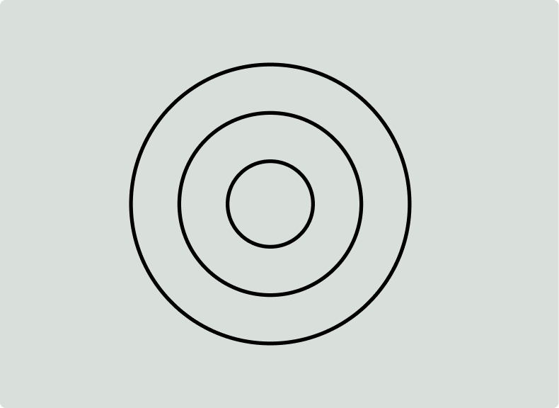 concentric circle graphic