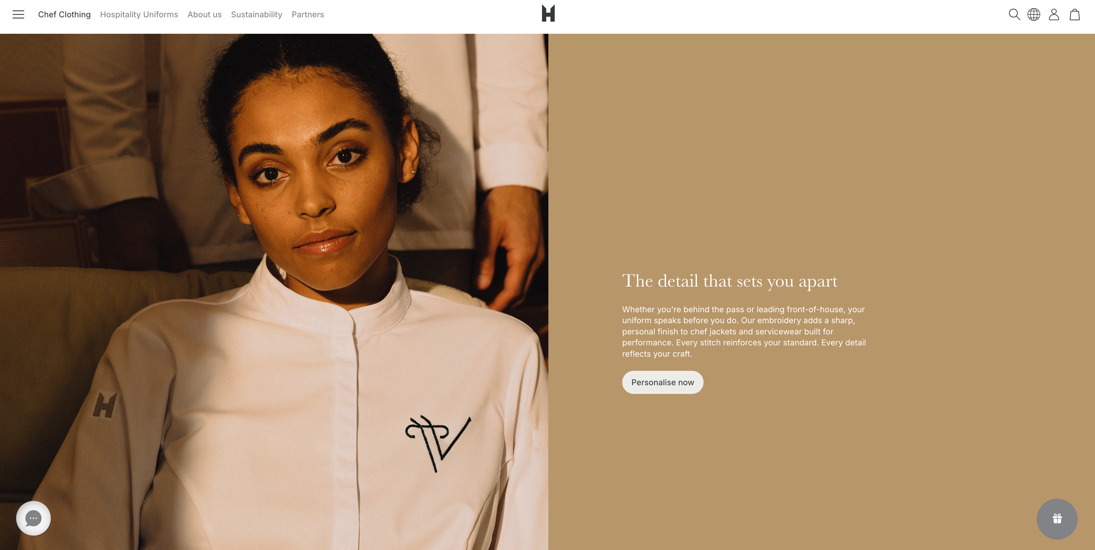 Personalise your apron from Le Nouveau Chef