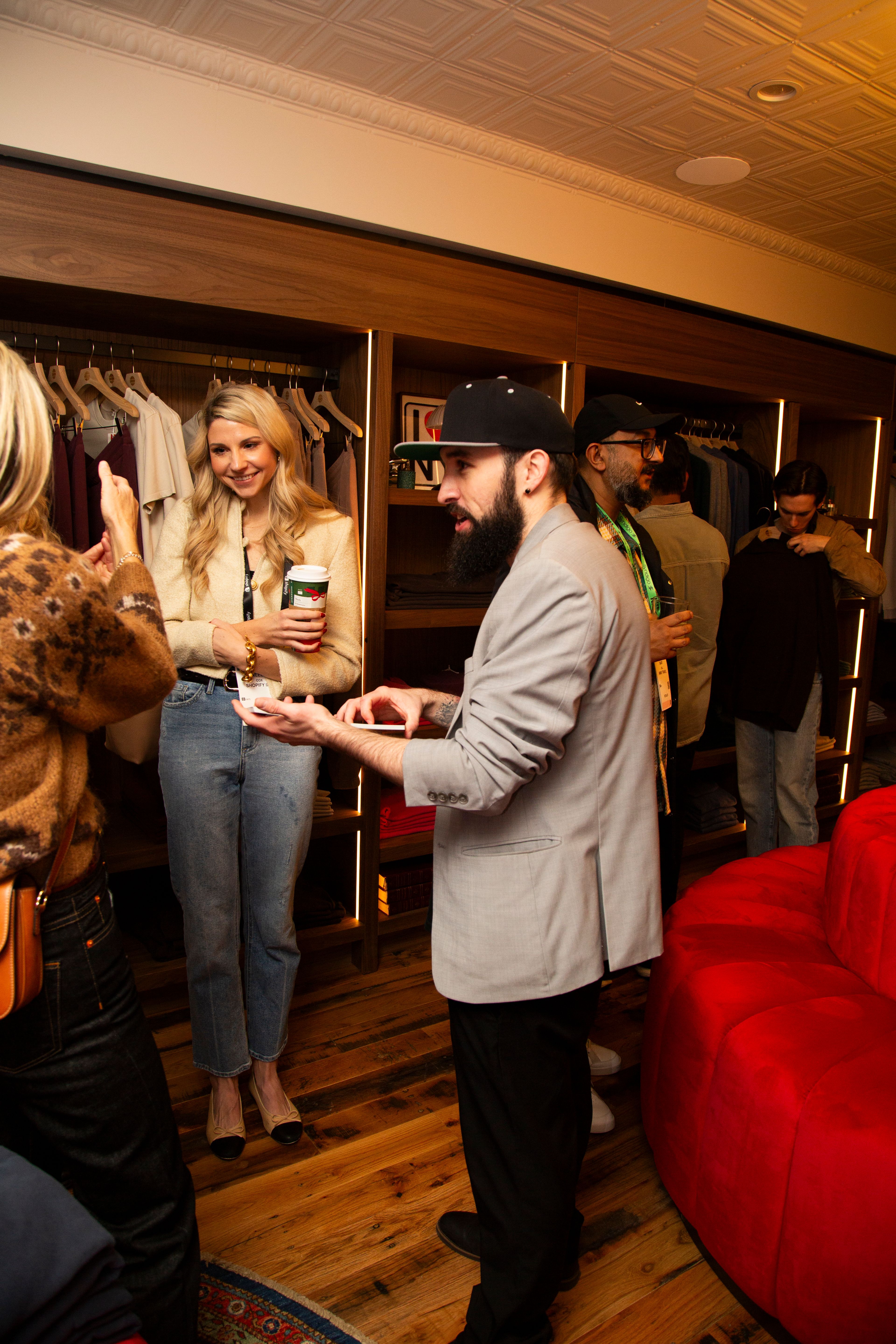 Pattern's Sip & Shop Event at Marine Layer