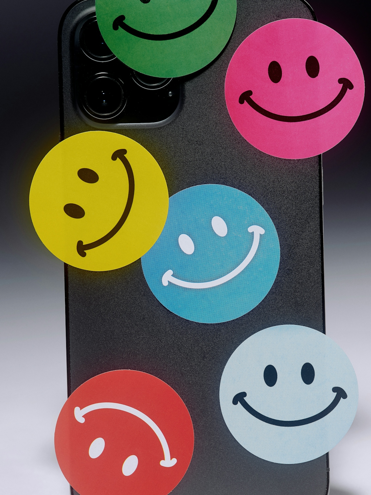 Phone with stickers