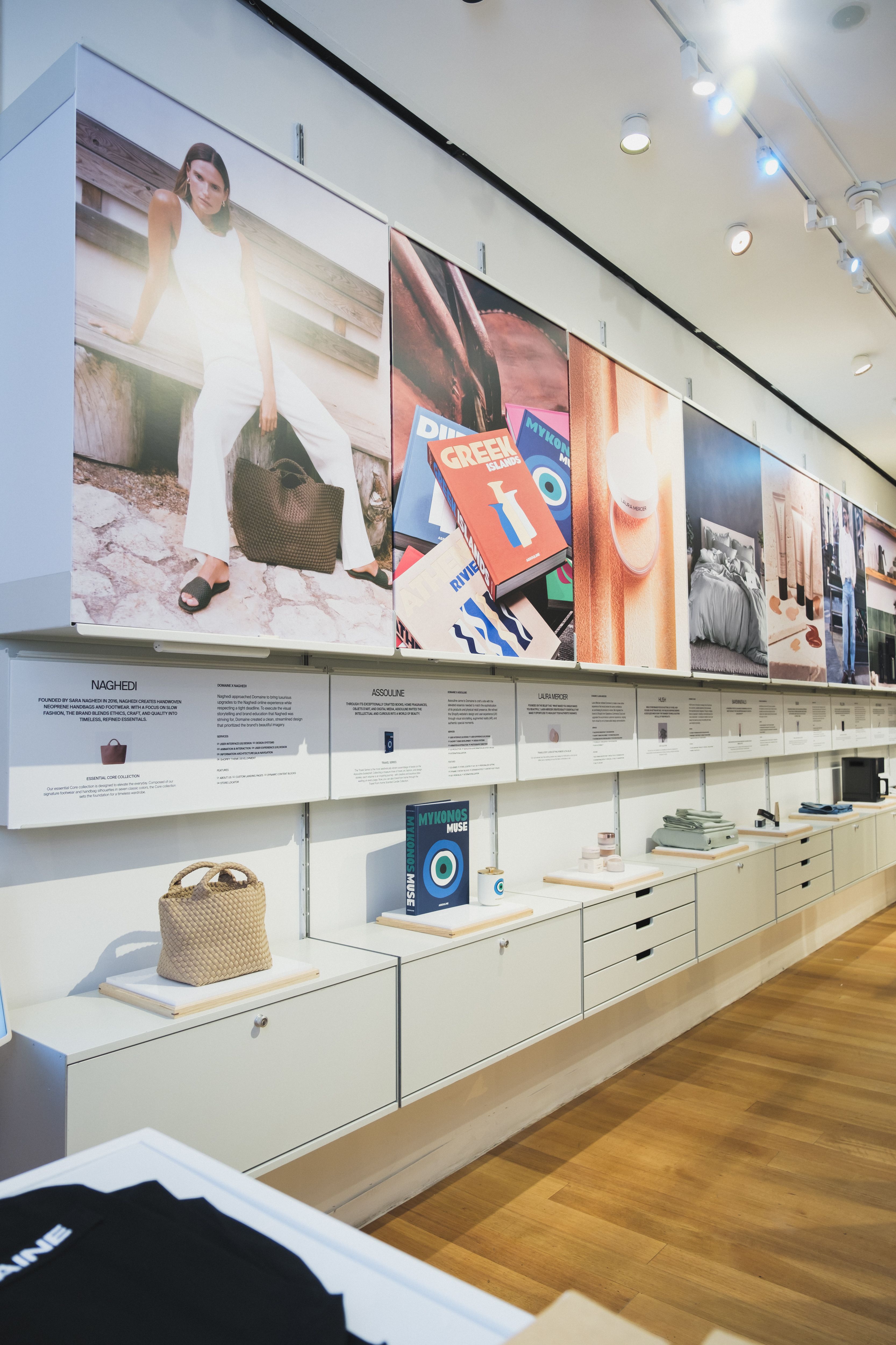 Curated brand exhibition