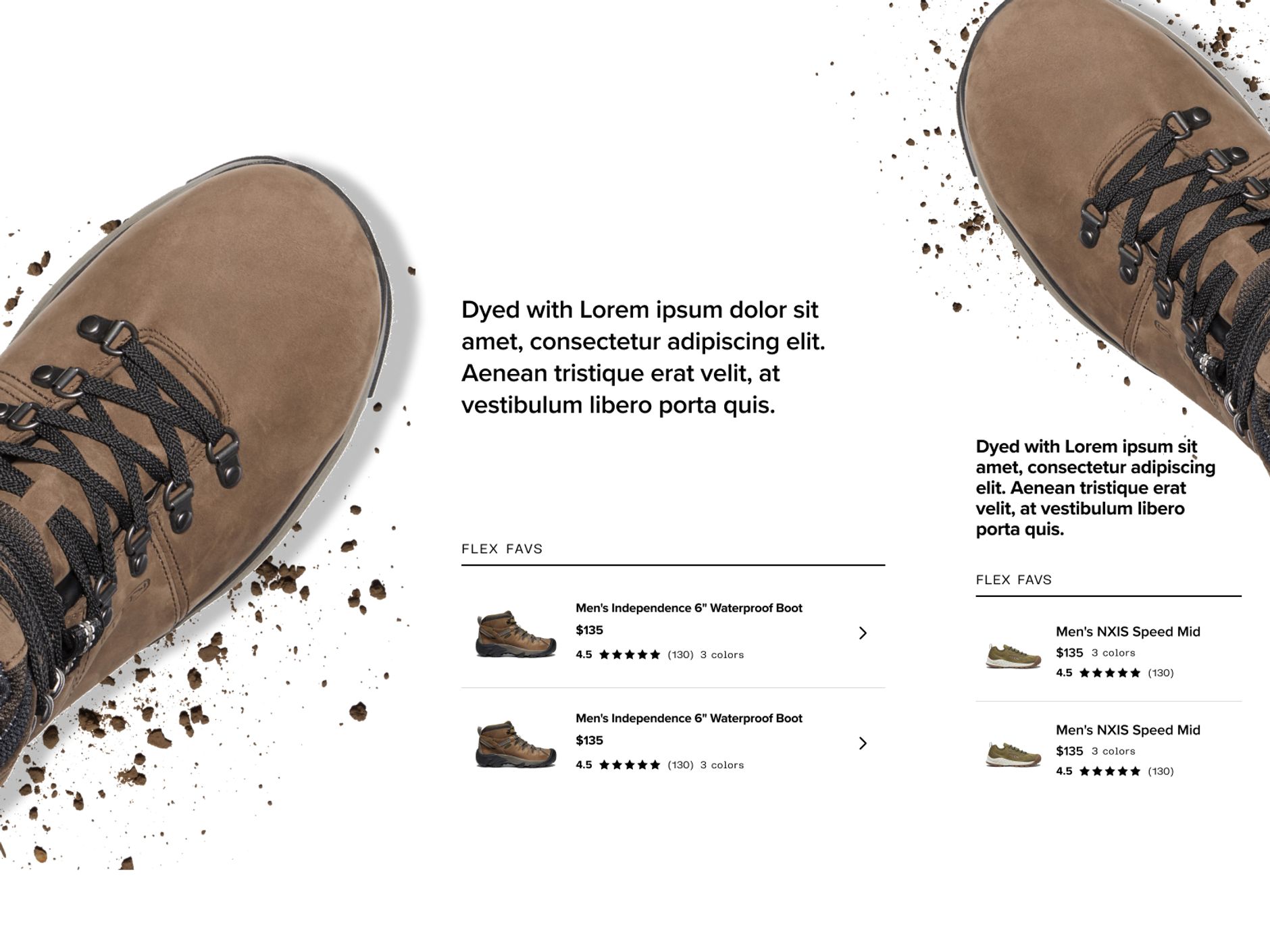 Keen homepage screenshot