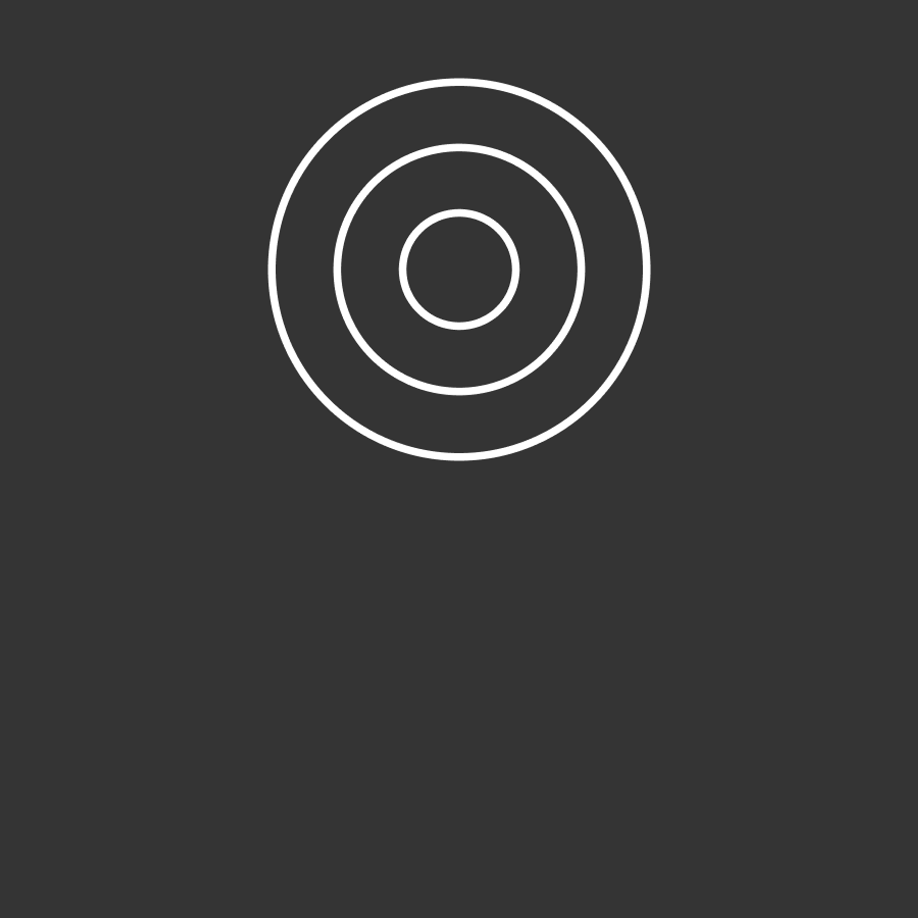 Abstract circles over back background