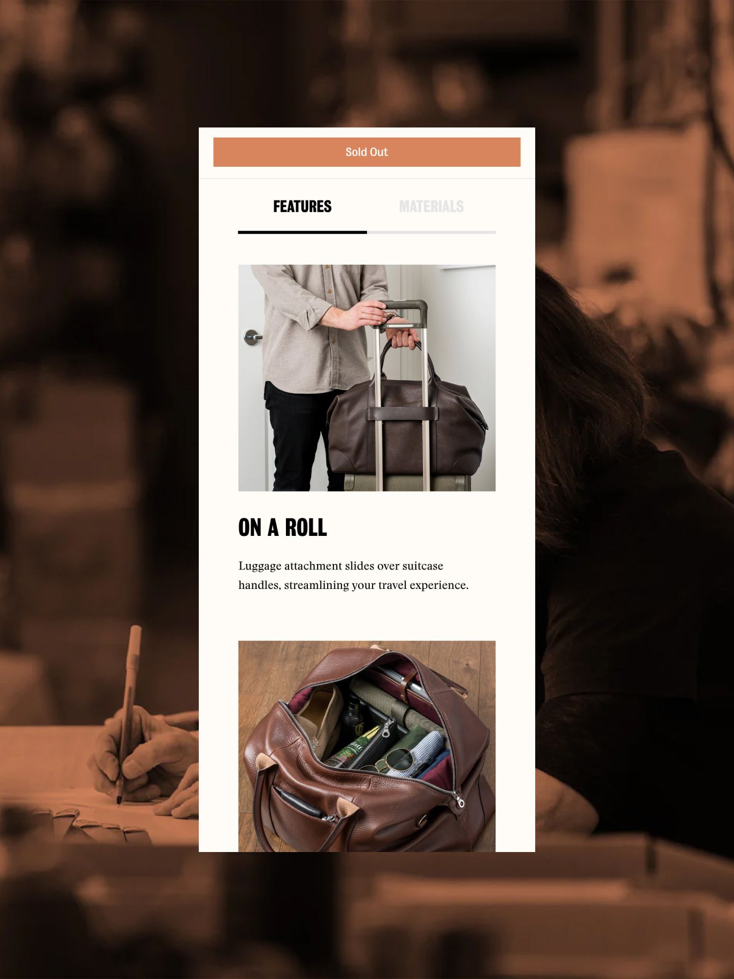 Features on Mobile PDP