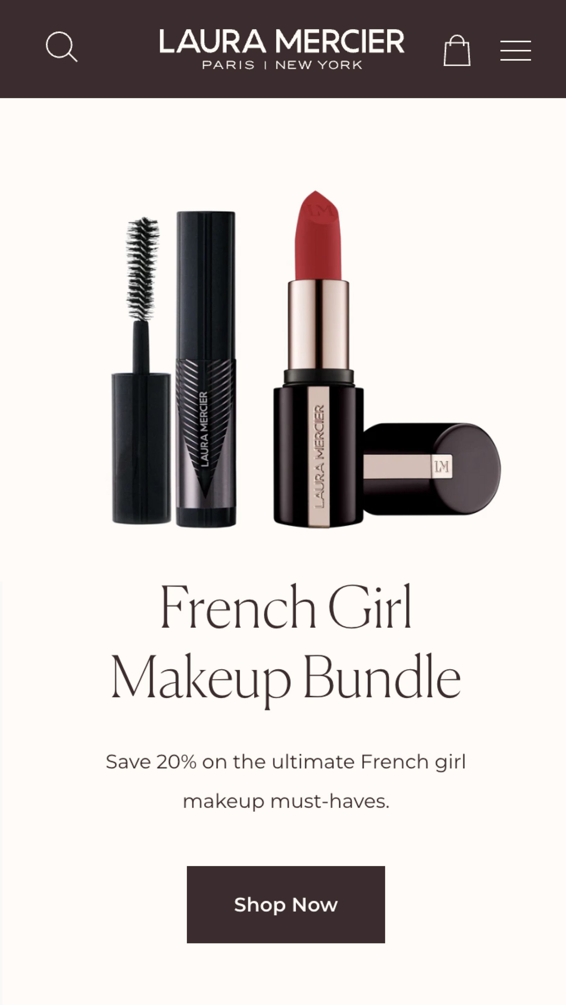 Laura Mercier Homepage