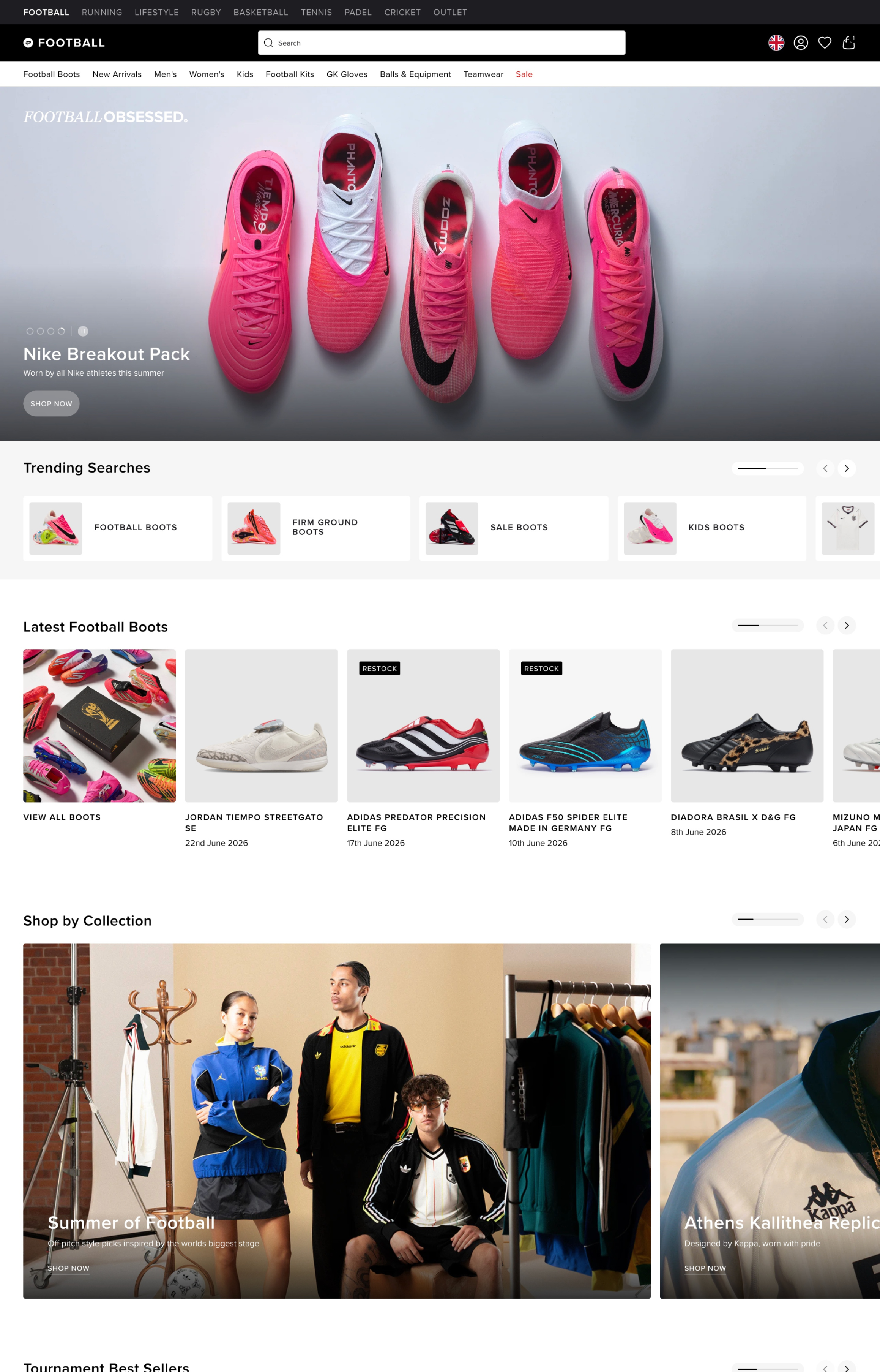 Homepage Pro:Direct Sport