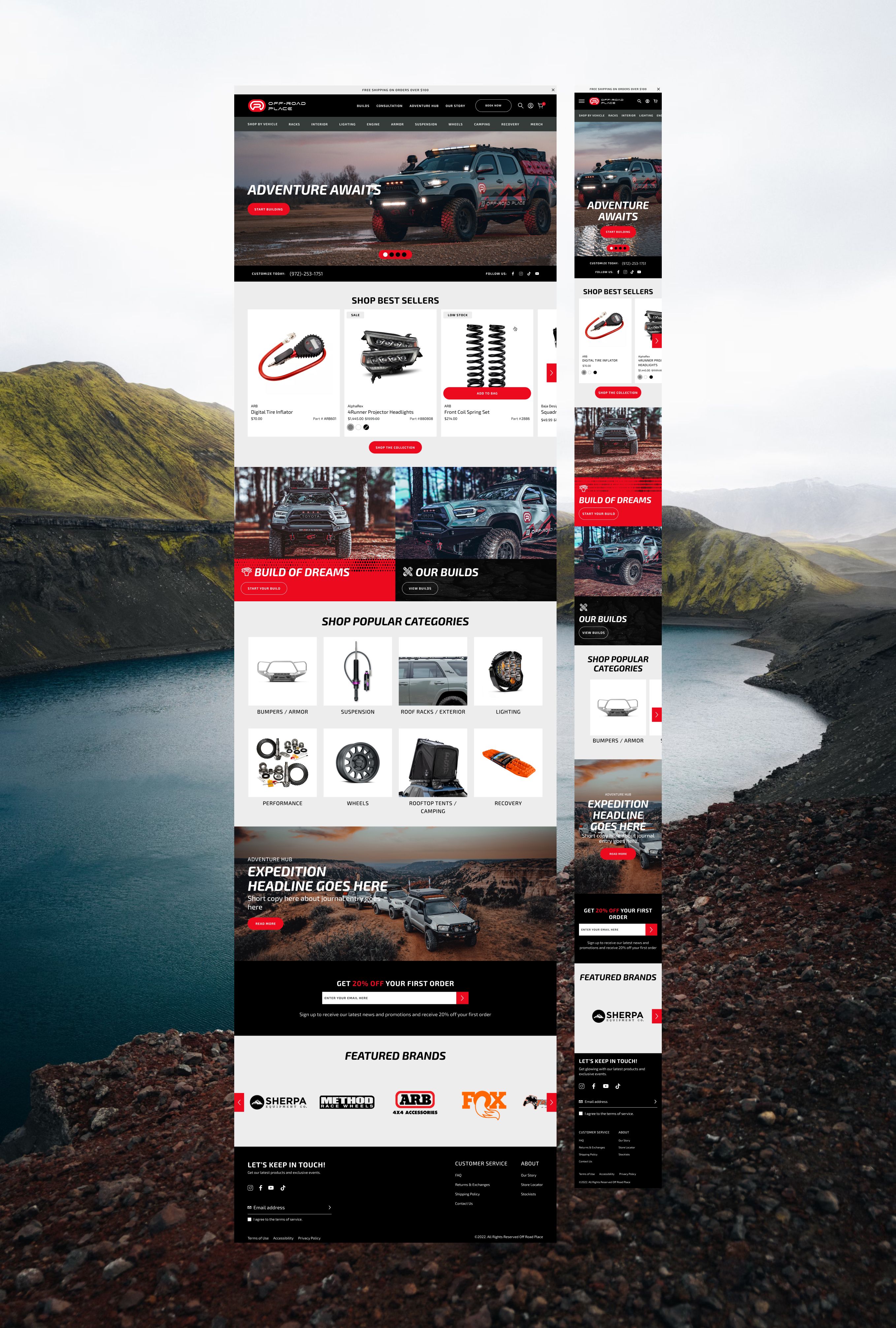 Off Road Place Homepage