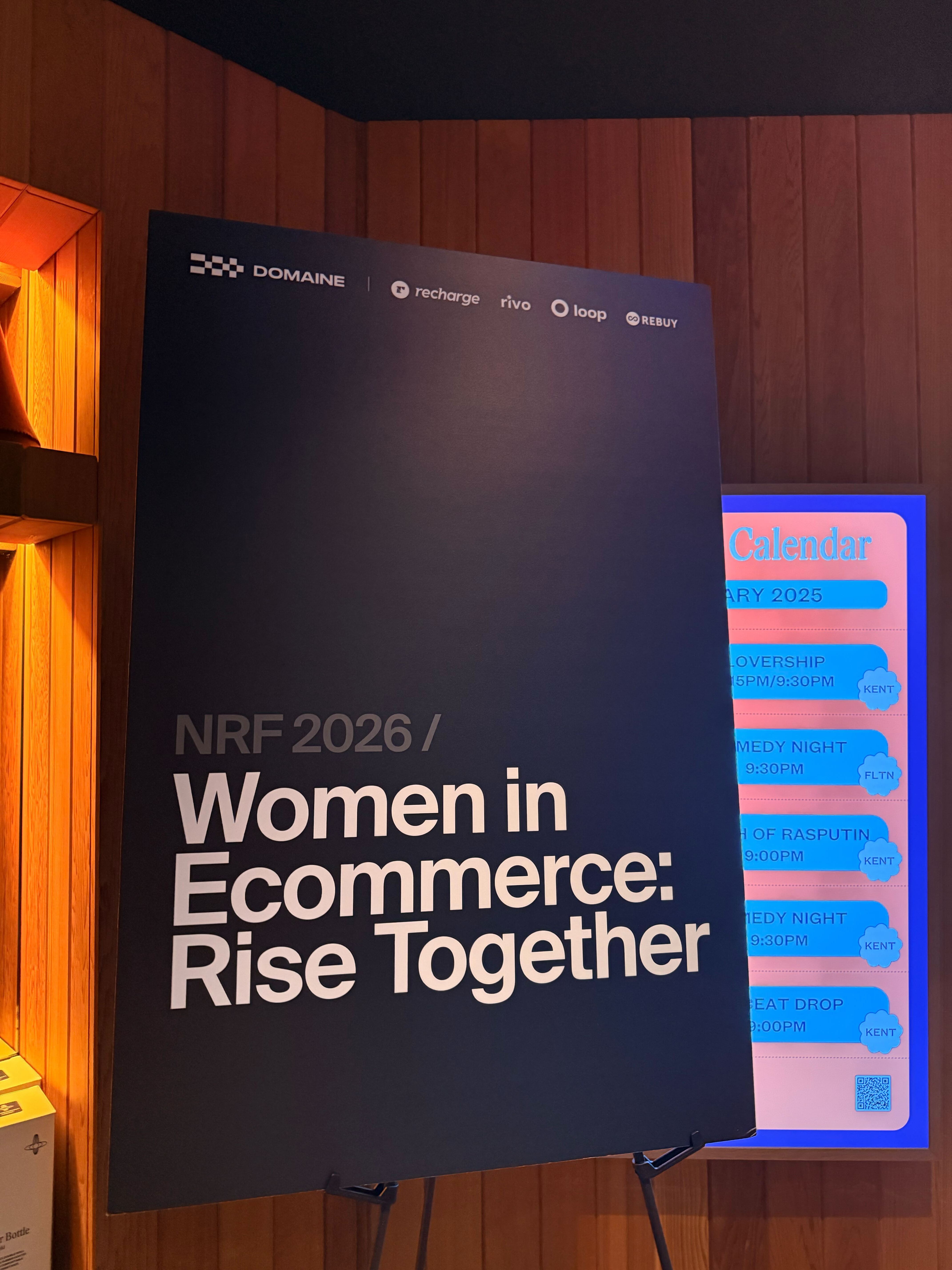 Poster board at event