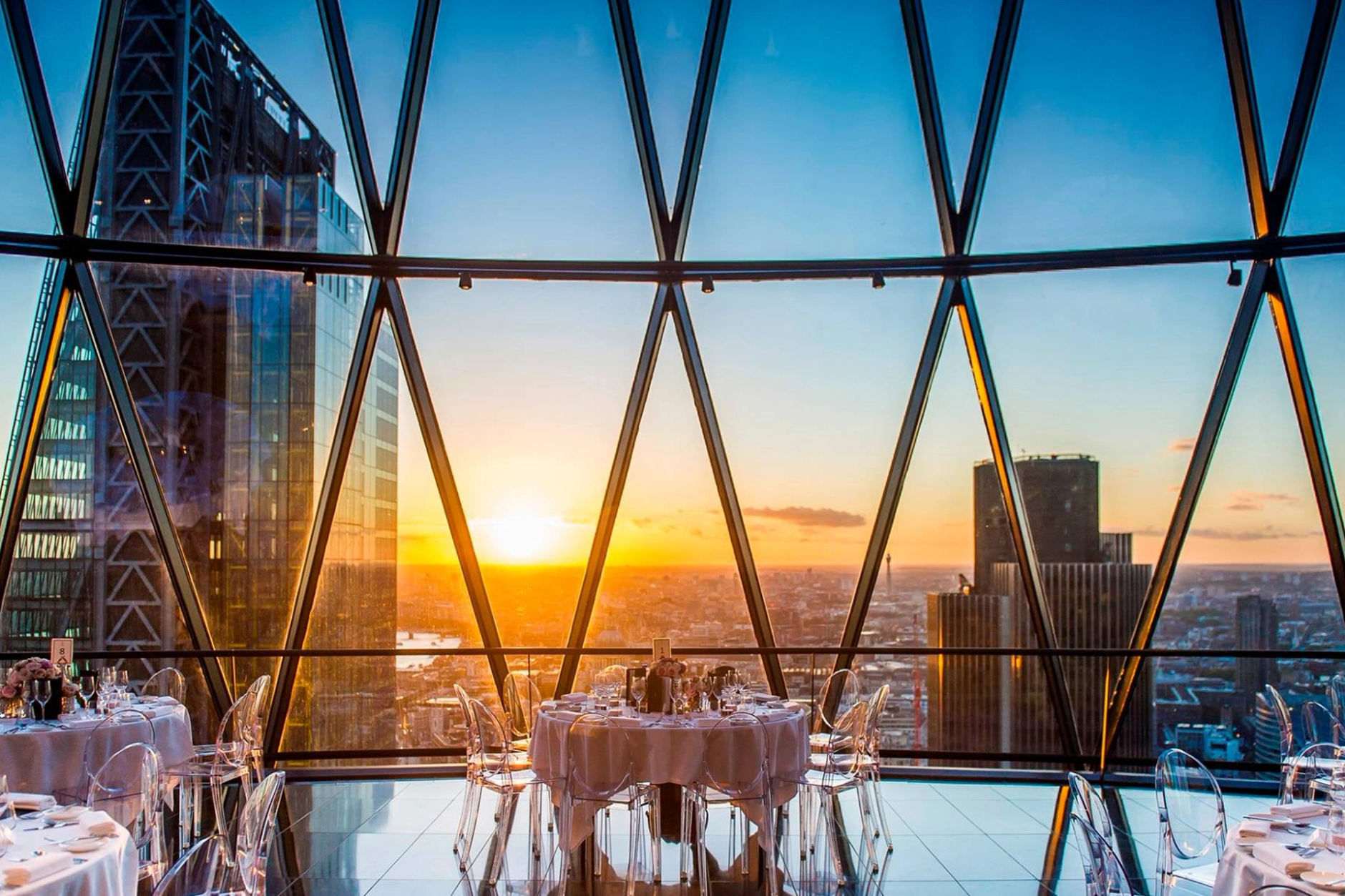 Rooftop view at Searcys