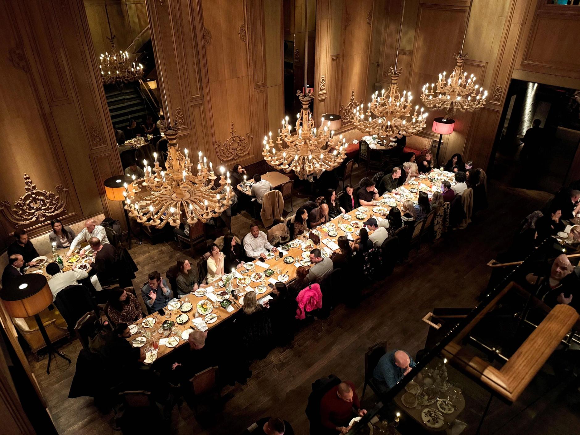 Guests at the DTCx dinner