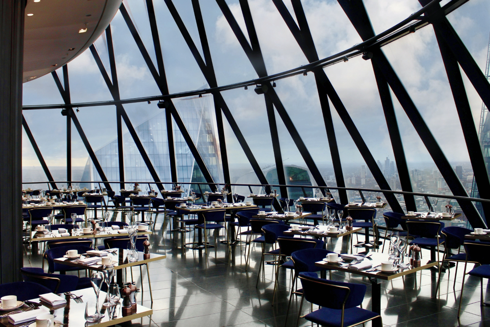 Rooftop view at Searcys