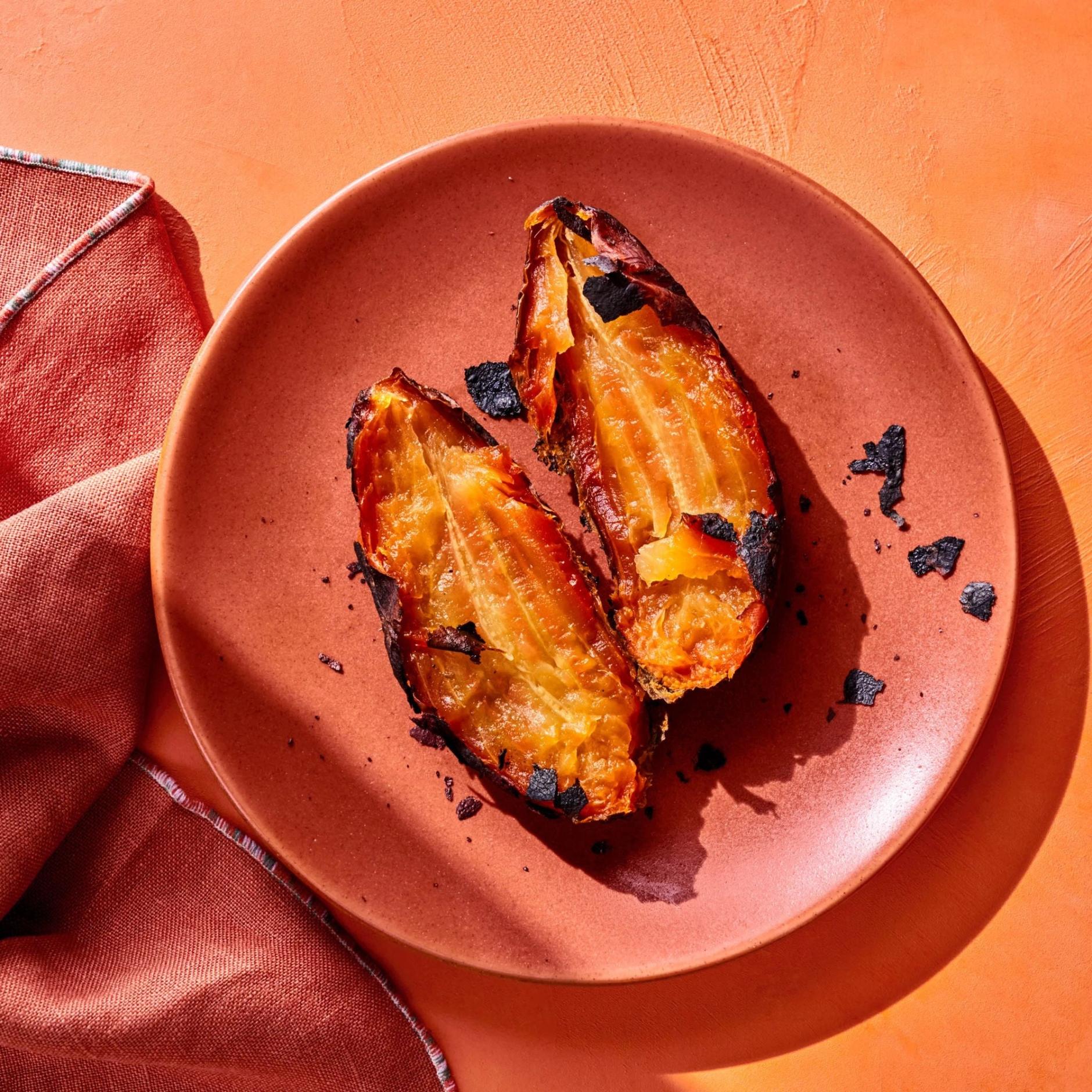 Row7 vegetables on a white table