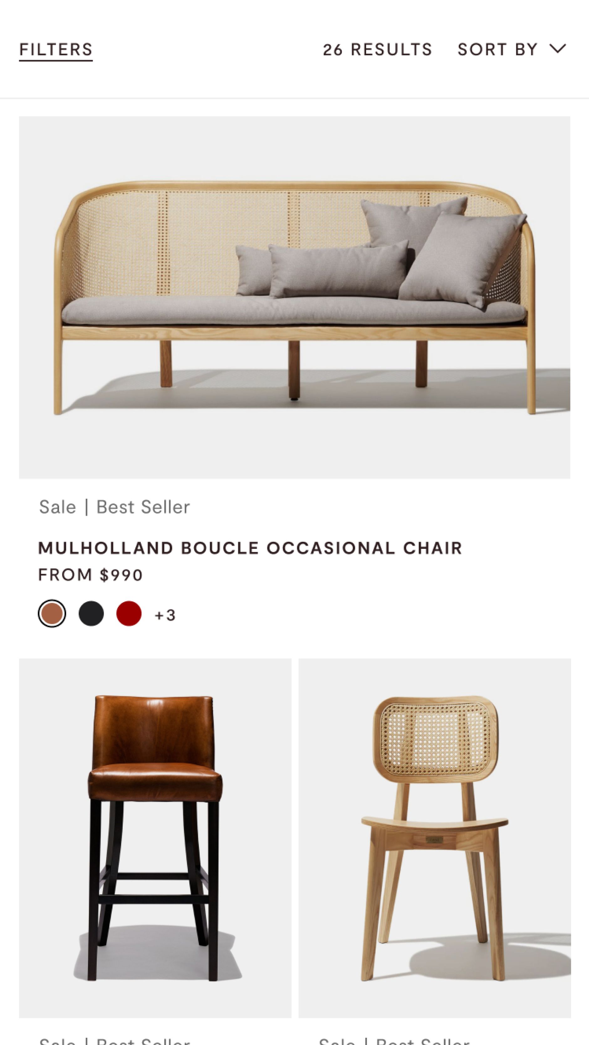 Industry West product listing page