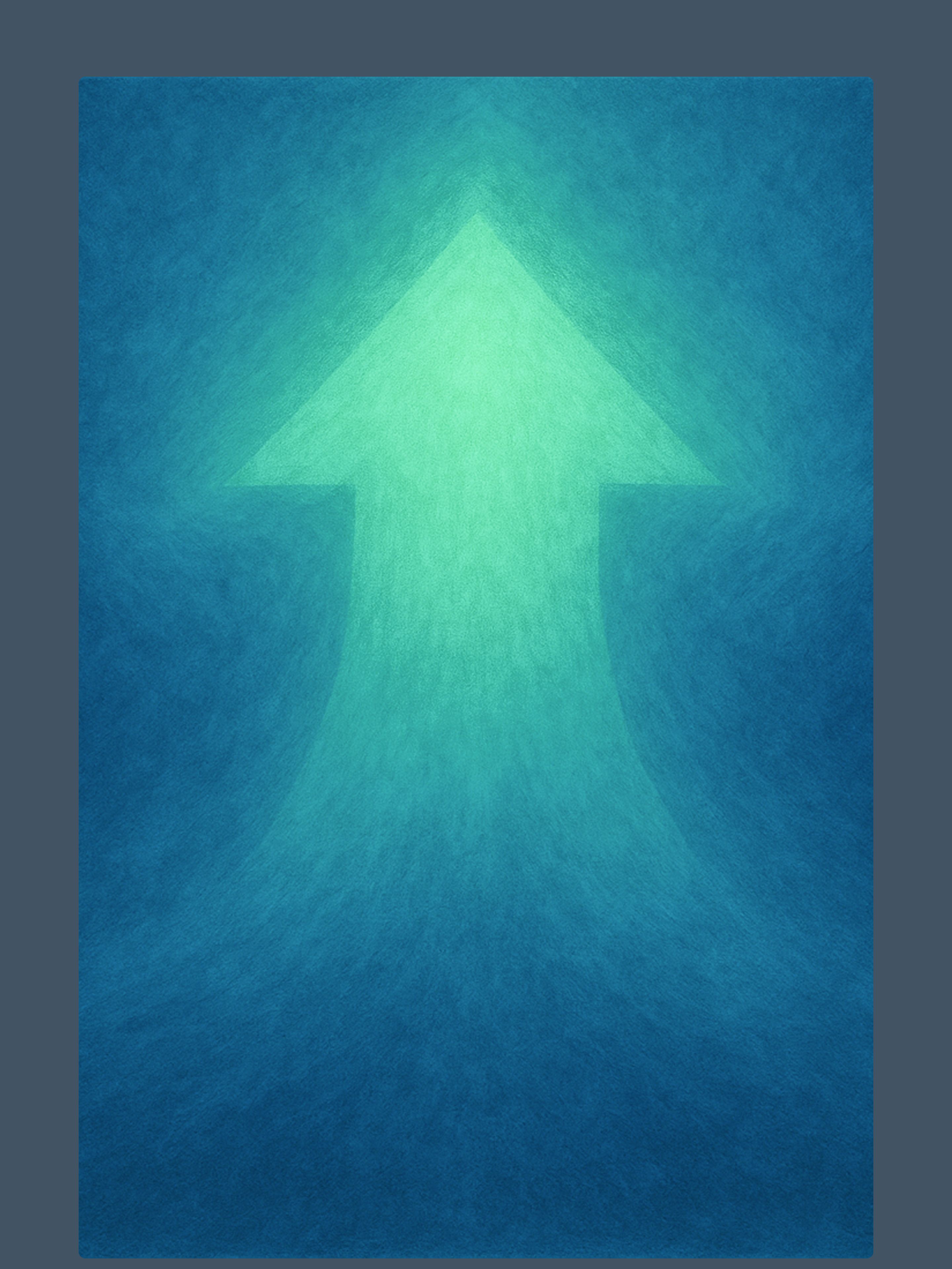 Abstract image of an arrow going up