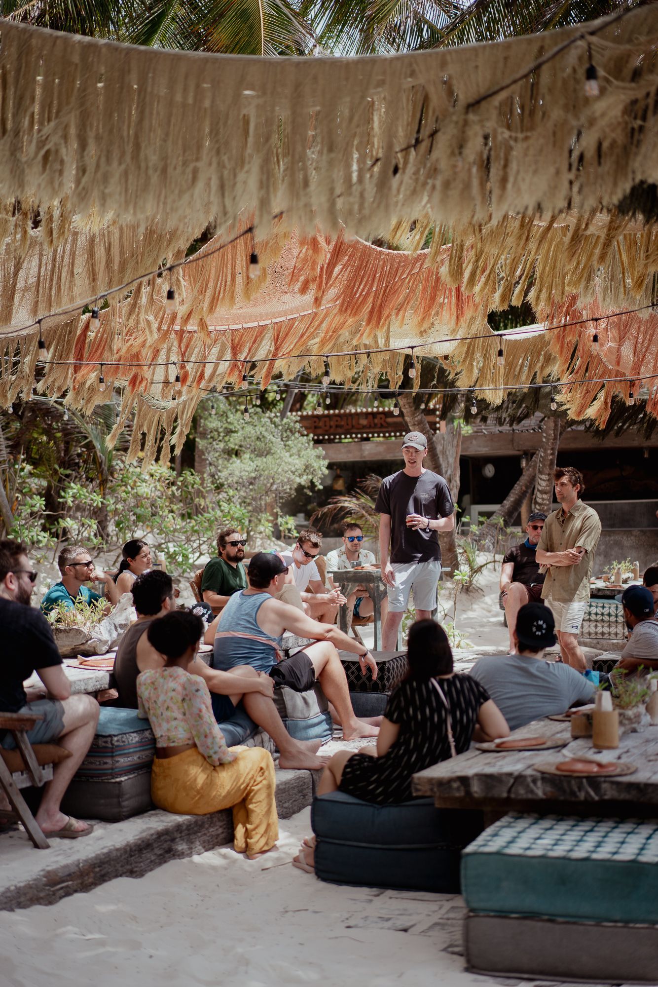 Domaine team members in a workshop