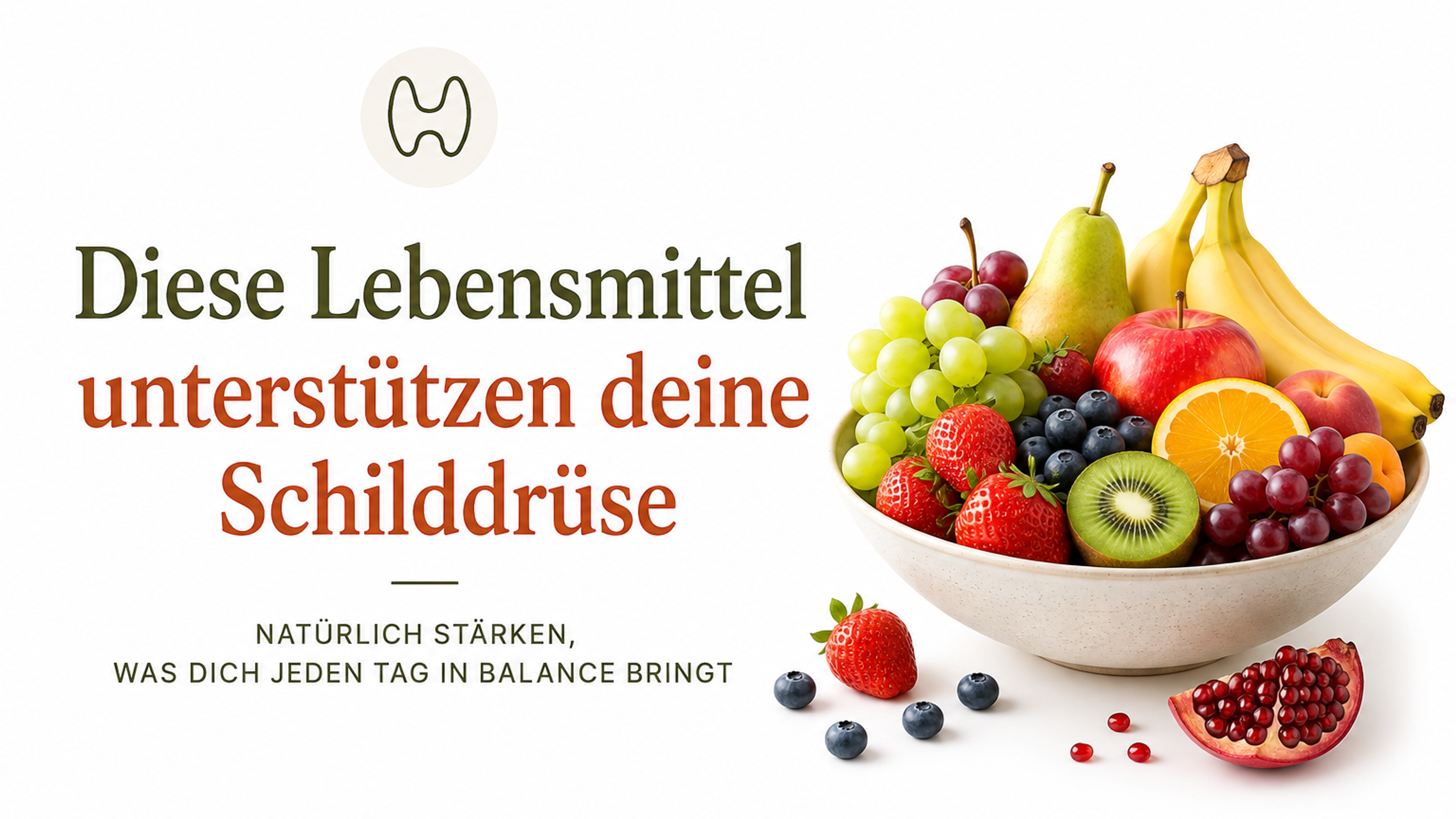 Diese Lebensmittel unterstützen deine Schilddrüse