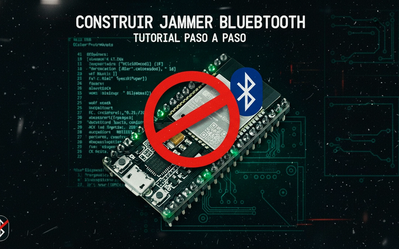 Tutorial: Cómo Construir un Jammer Bluetooth con ESP32 y NRF24L01