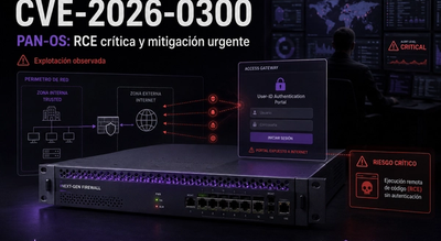 CVE-2026-0300 en PAN-OS: RCE crítica en firewalls expuestos y mitigación urgente