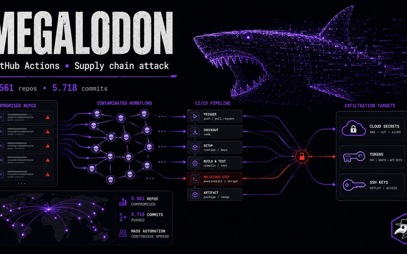 Megalodon: más de 5.500 repos GitHub