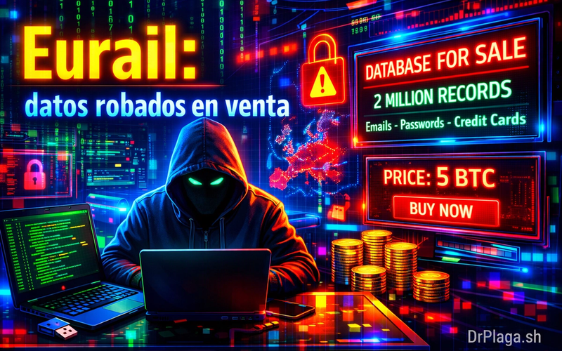 Eurail / Interrail: datos robados en venta