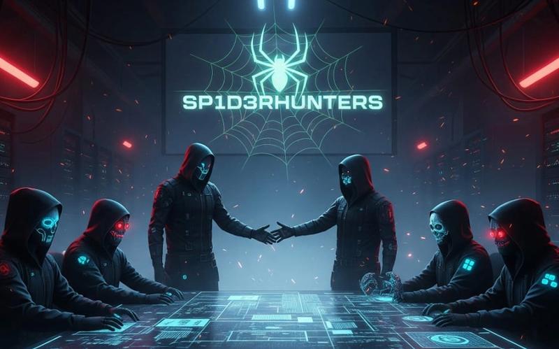 Sp1d3rHunters: ¿nueva alianza de cibercrimen?