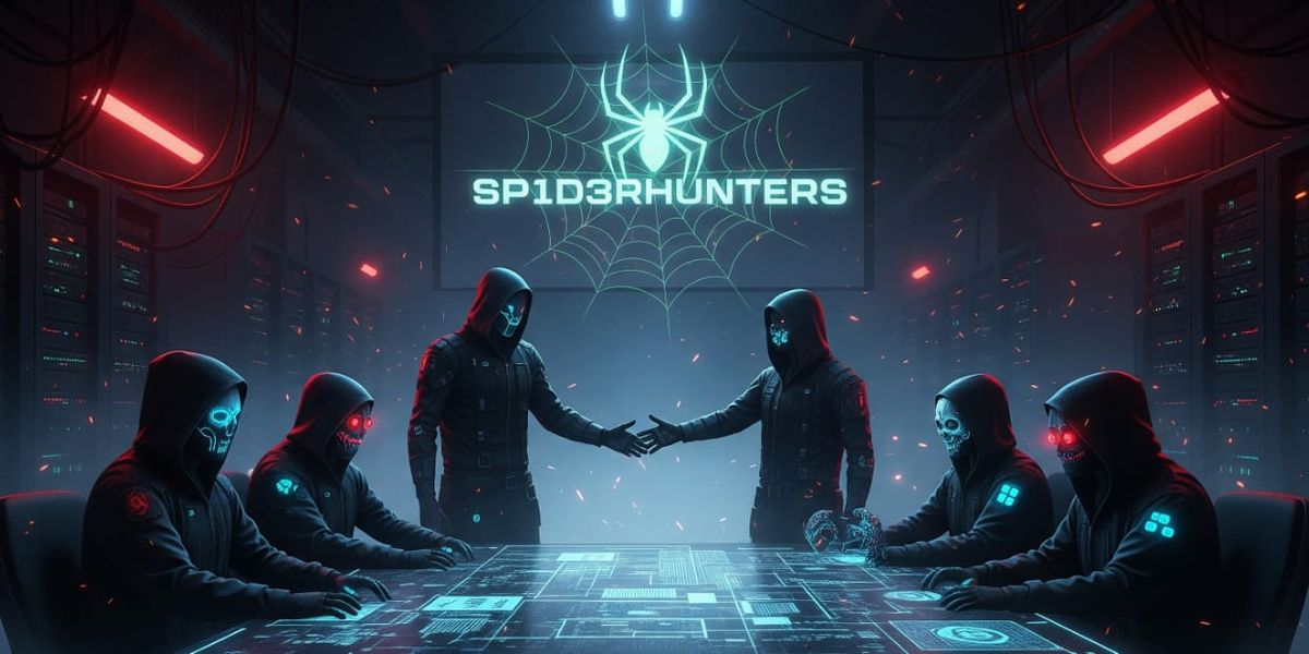 Sp1d3rHunters: ¿nueva alianza de cibercrimen?