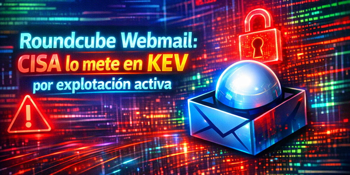 Roundcube Webmail: 2 CVEs explotados.