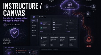 Instructure / Canvas: incidente de seguridad, datos educativos expuestos y riesgo de terceros