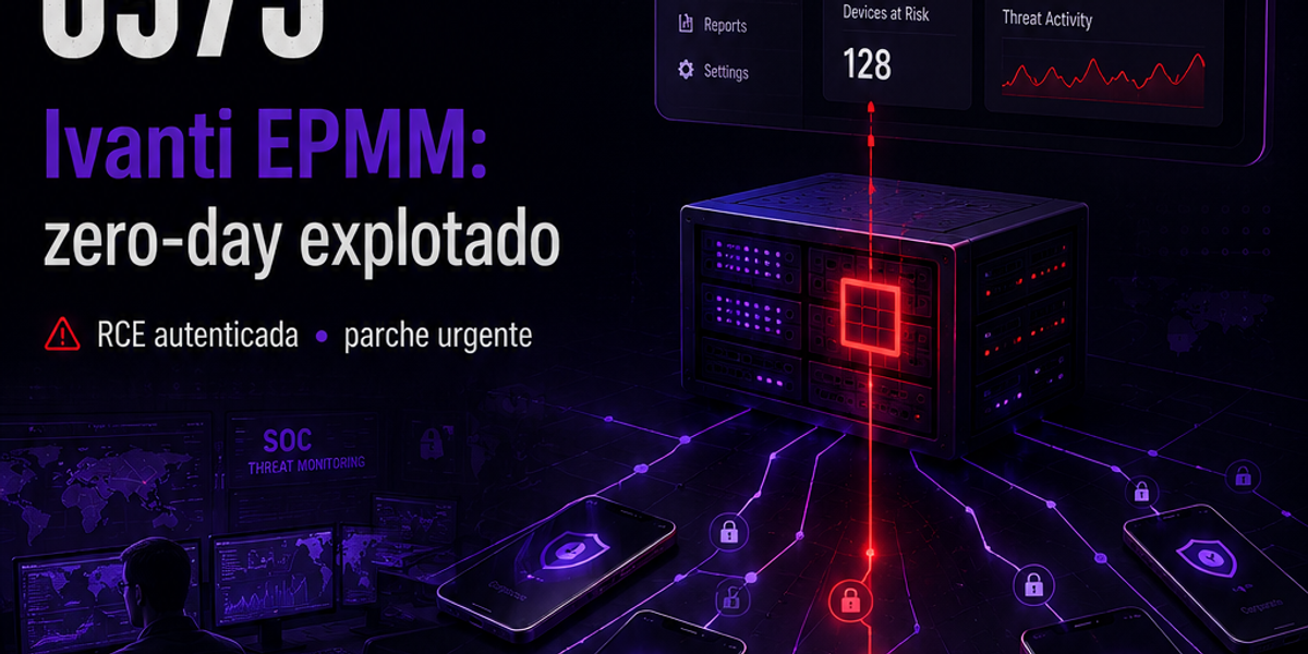 Ivanti EPMM CVE-2026-6973: zero-day explotado, RCE autenticada y parche urgente