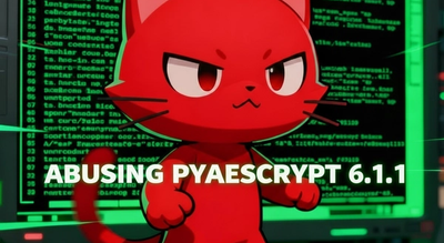 Abusing pyAesCrypt 6.1.1