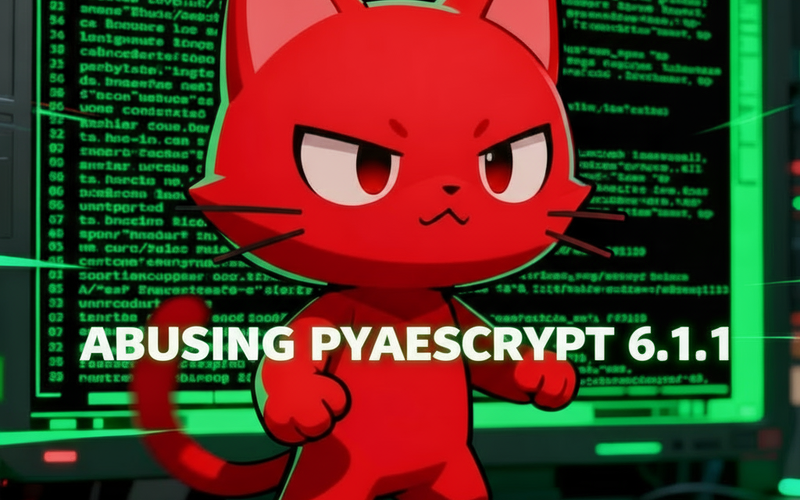 Abusing pyAesCrypt 6.1.1