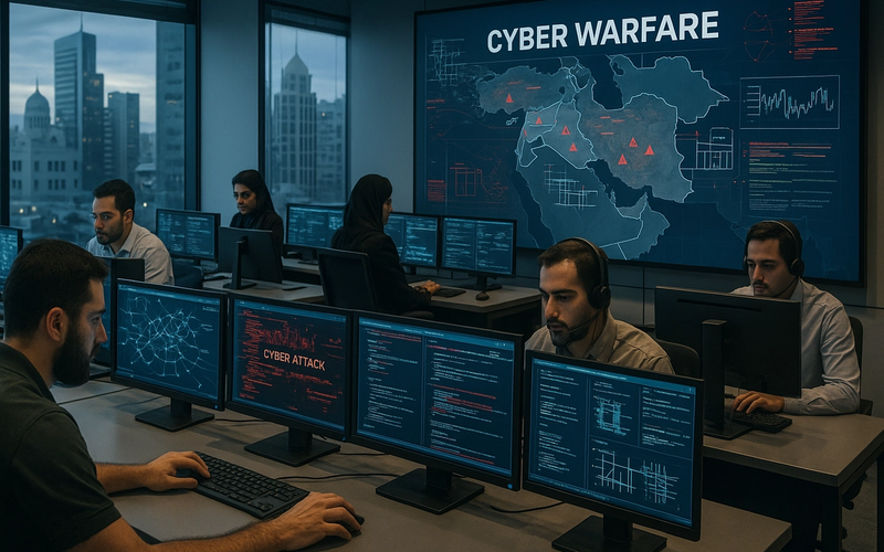 Ciber Guerra Irán e Israel