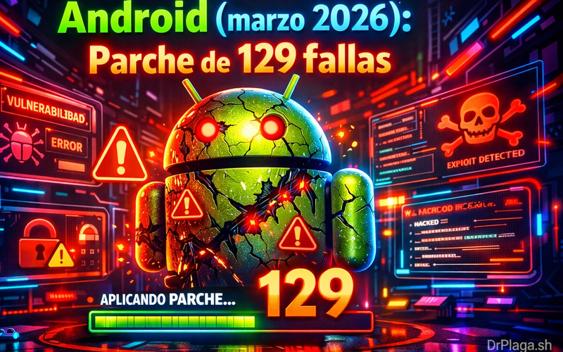 Android (marzo 2026): parche de 129 fallas