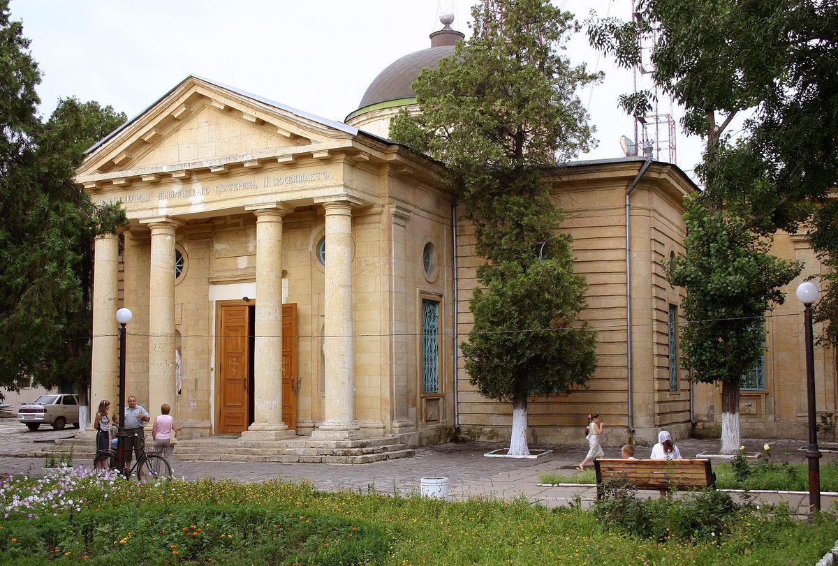 St. Catherine’s Cathedral was twice struck by Russian shelling