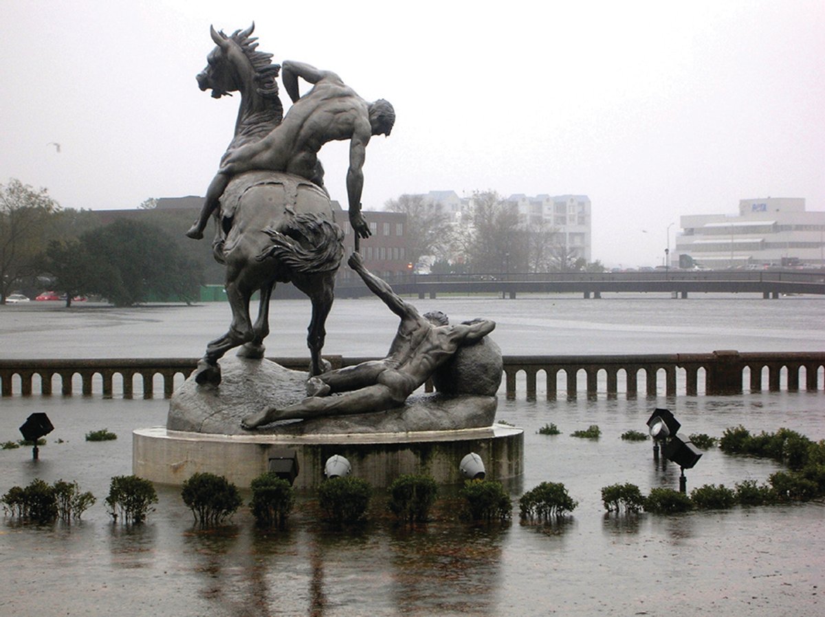 Anna Hyatt Huntington's The Torch Bearers (1956-7) Photo courtesy of the Chrysler Museum of Art