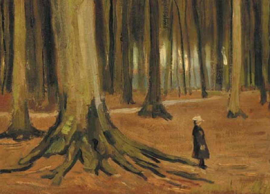 Van Gogh’s A Girl in a Wood (Meisje in het bosch) (August 1883)

Christie’s



