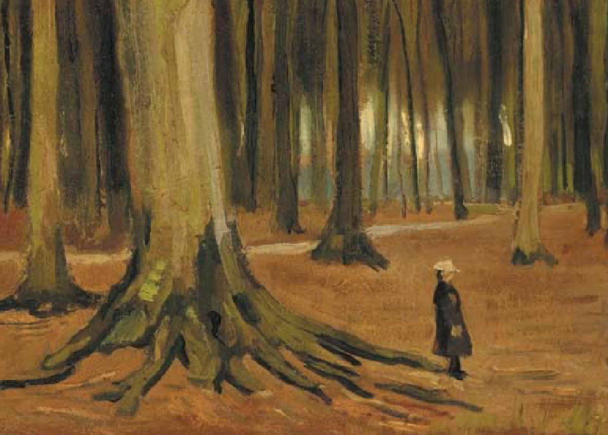 Van Gogh’s A Girl in a Wood (Meisje in het bosch) (August 1883)

Christie’s



