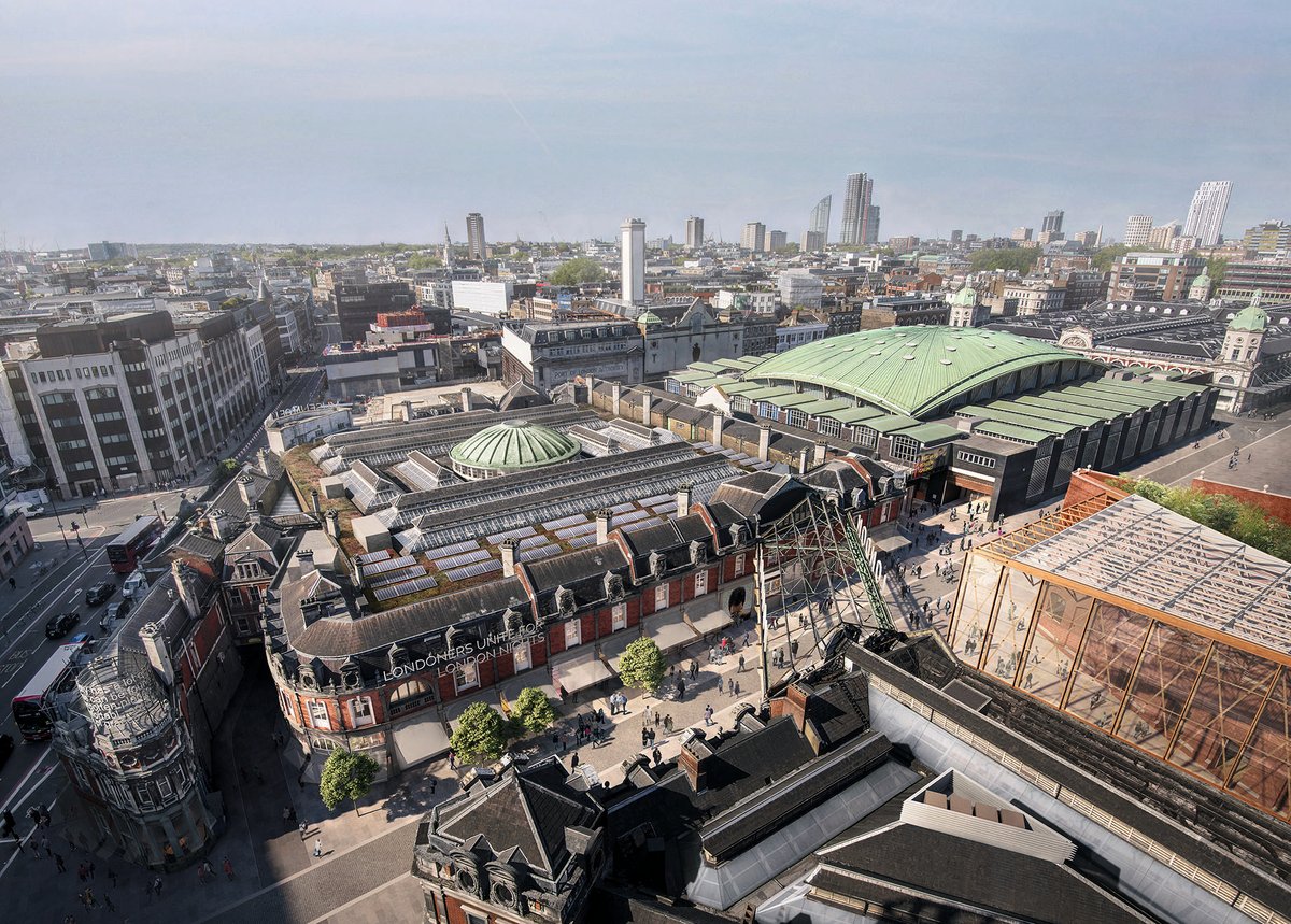 Go-to cultural haunt: a rendering of the Museum of London’s new home, which is due to open later this year © Secchi Smith