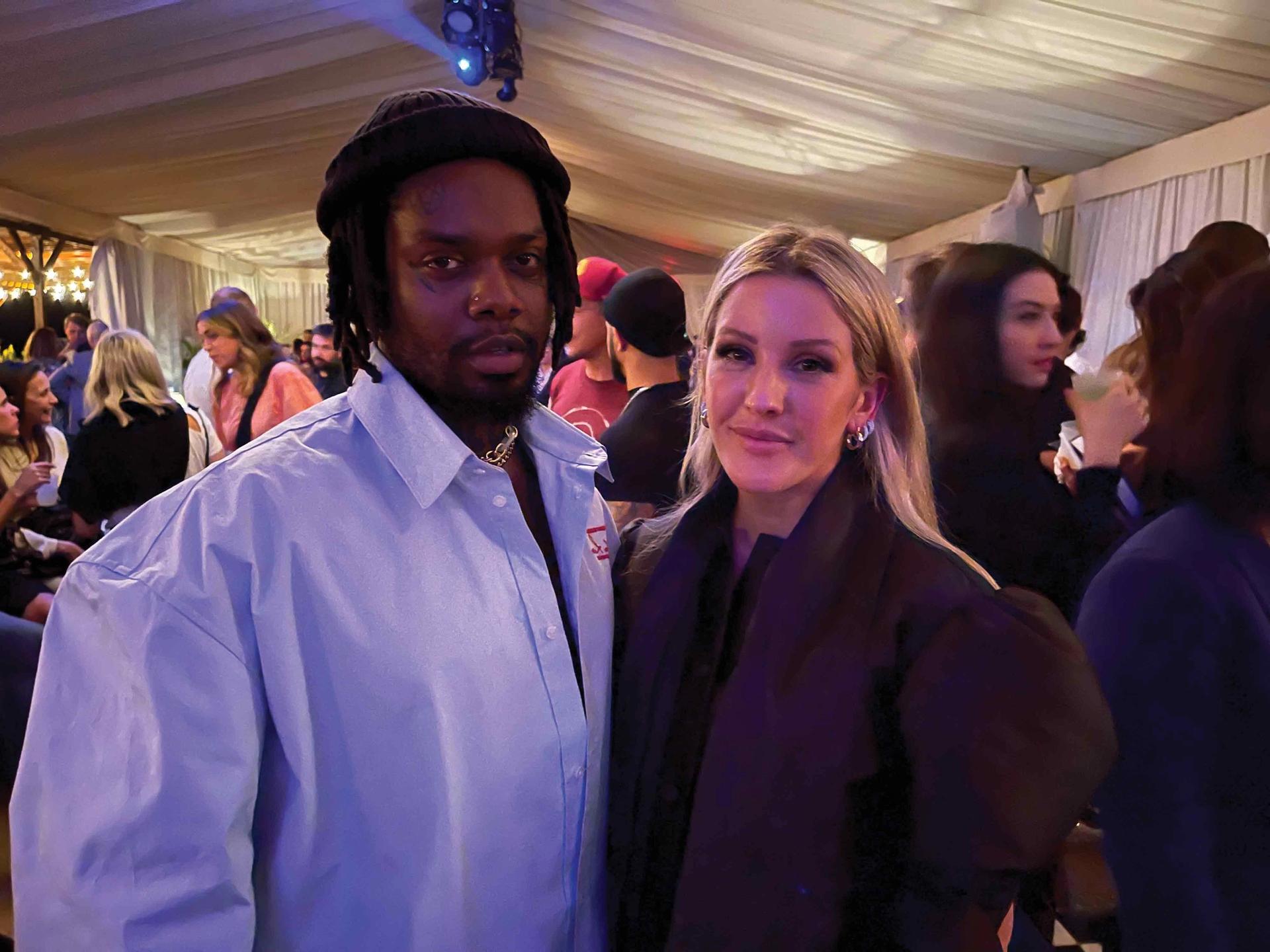 Serpentwithfeet and Ellie Goulding got White Cube partygoers swaying, while Sister Sledge brought a soulful 1970s sound to proceedings Photo: Gareth Harris