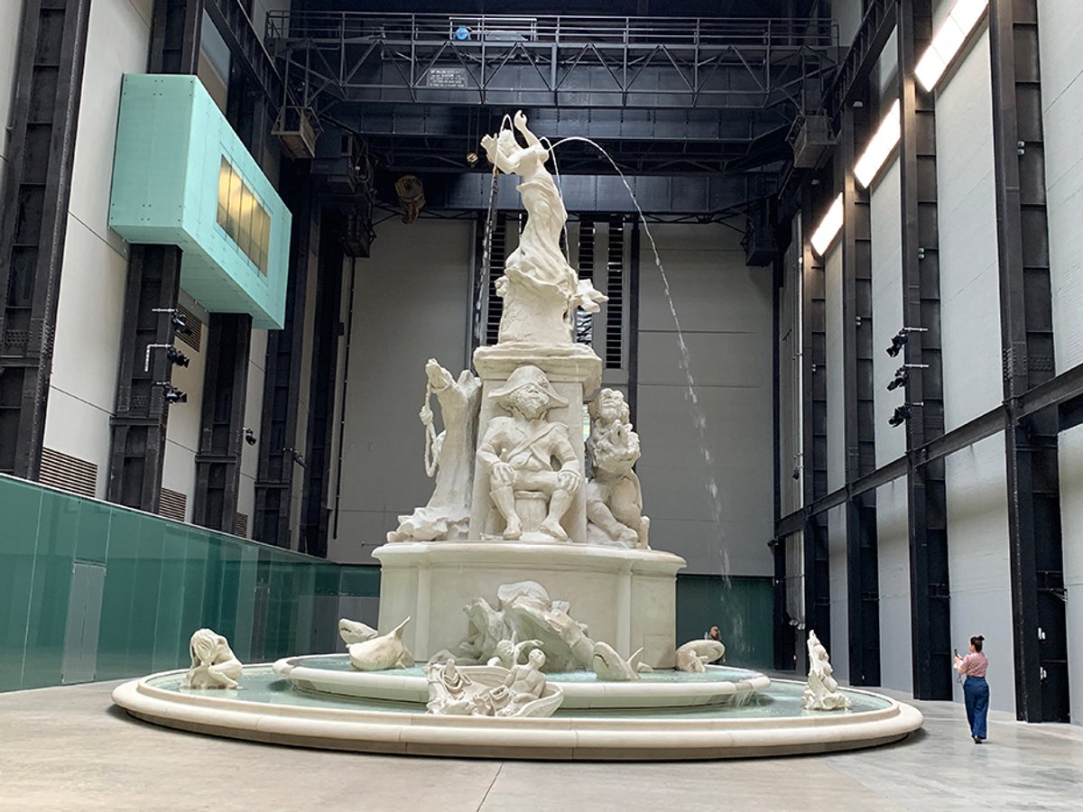 Kara Walker's Fons Americanus (2019) in the Turbine Hall of Tate Modern