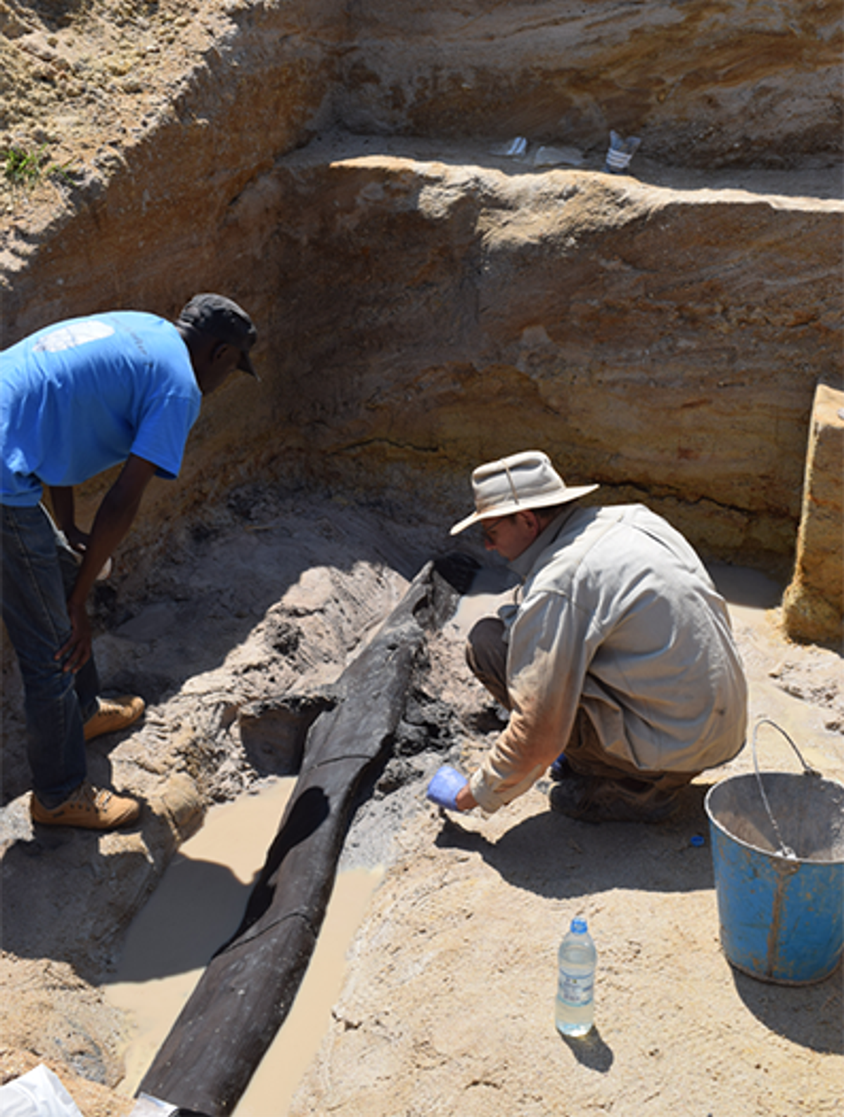 Archaeologists began excavating the central African site in 2019
Courtesy University of Liverpool