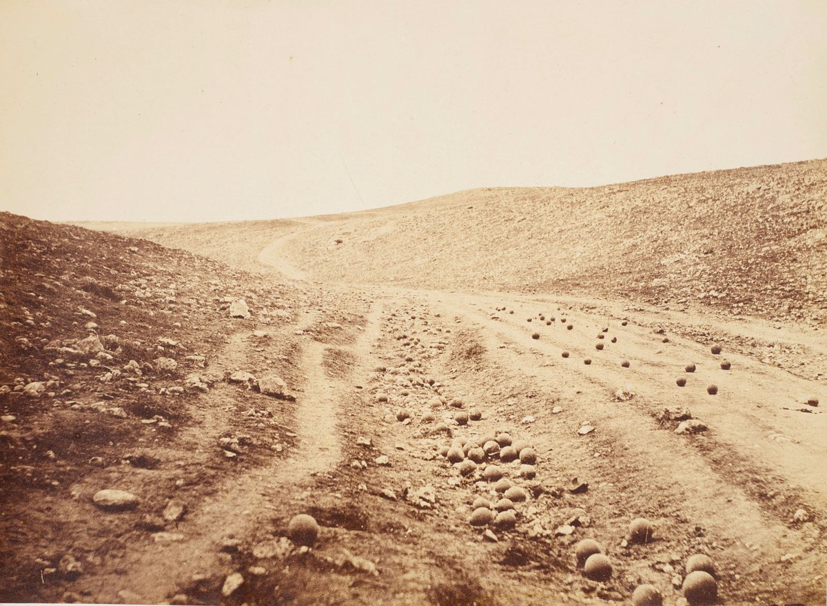 Roger Fenton’s The Valley of the Shadow of Death (1855) © Royal Collection Trust; Her Majesty Queen Elizabeth II 2018