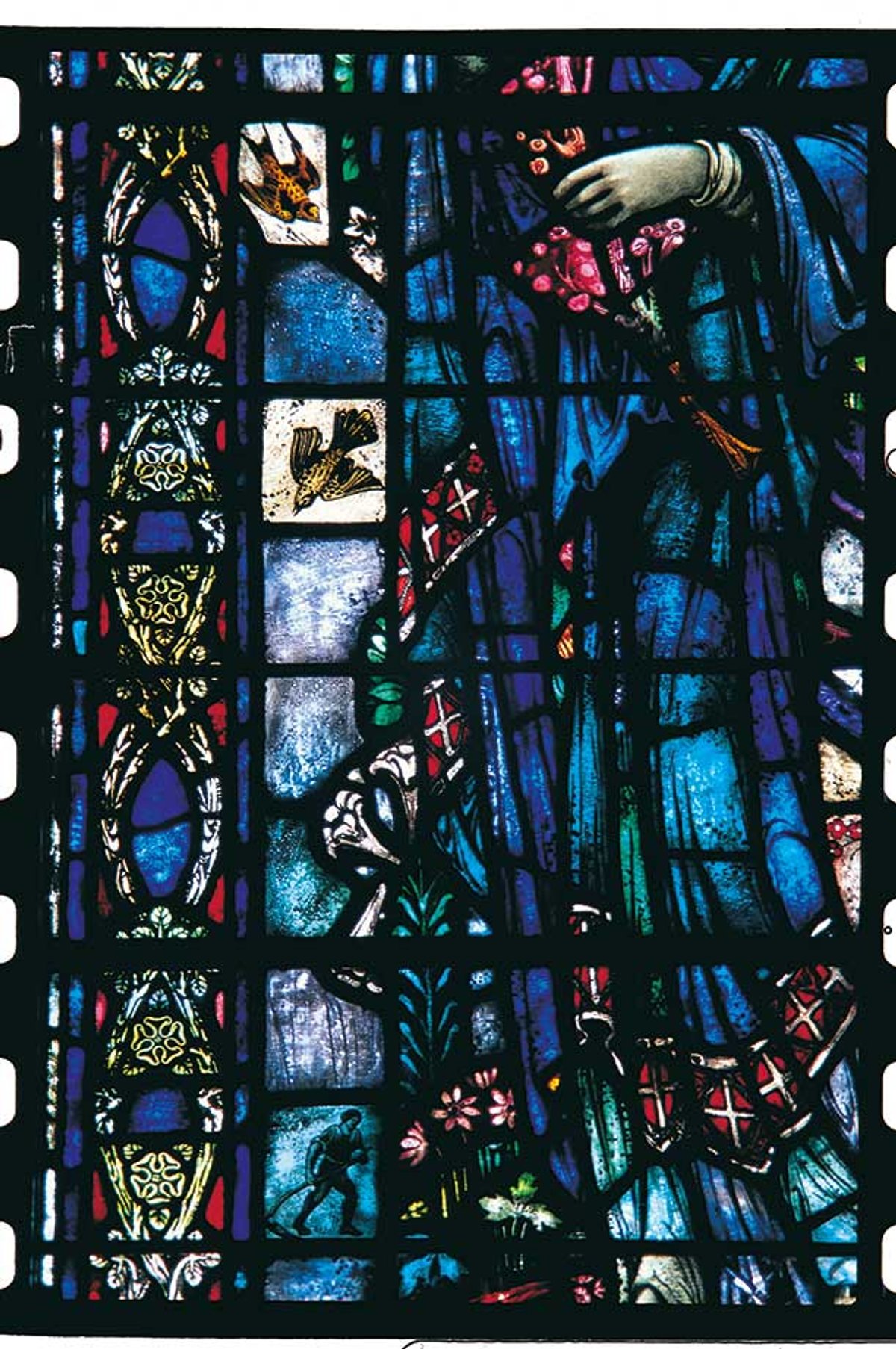 A detail from Hope (1922), Charles J. Connick’s window at First Universalist Church, Haverhill, Massachusetts
Photo: Peter Cormack