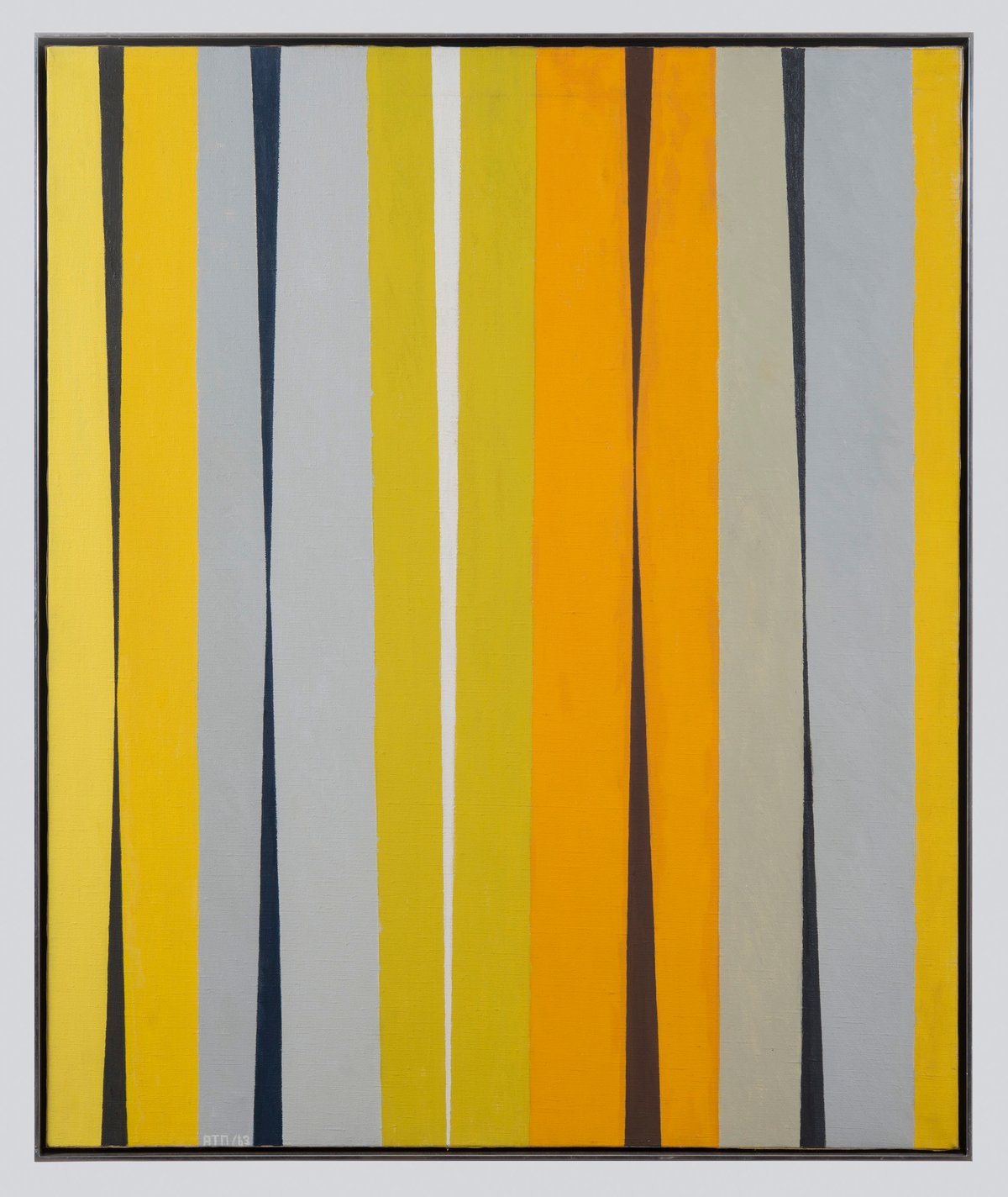 Alice Trumbull Mason, The Saffron Pitch, 1963 © Emily Mason and Alice Trumbull Mason Foundation, Inc. Licensed by Artists Rights Society (ARS), New York. Courtesy Galerie Lelong, New York